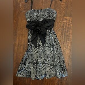 BCBG Max Azaria fancy strapless cocktail dress size 4